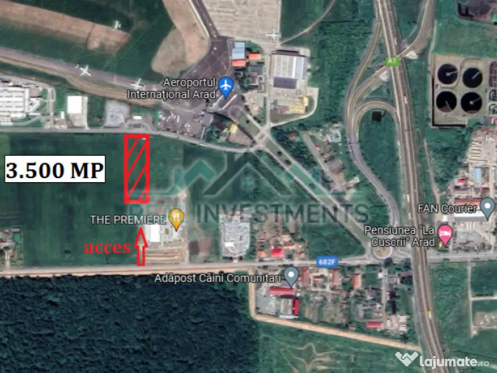 Teren 3.500 mp. zona Aeroport - ID : RH-30217-property