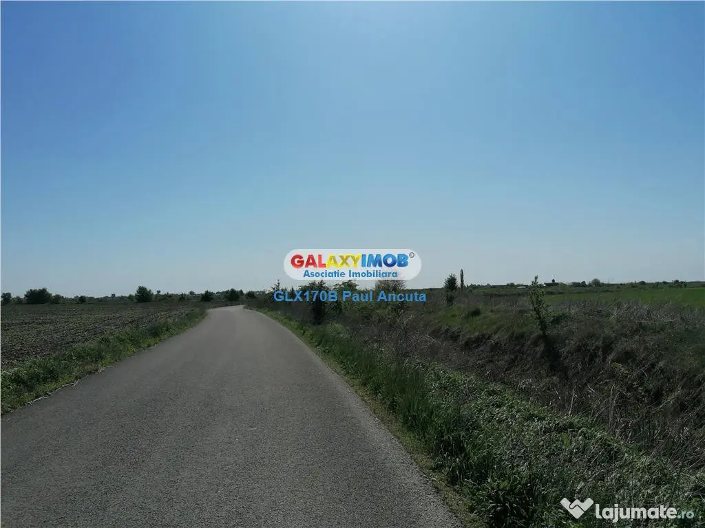 Teren Corbeanca 7900 mp cartier Romatsa cu drumuri asfalta