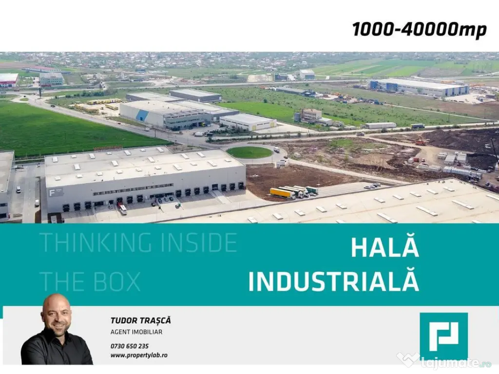 Hală suprafețe disponibile 1.000-40.000mp 