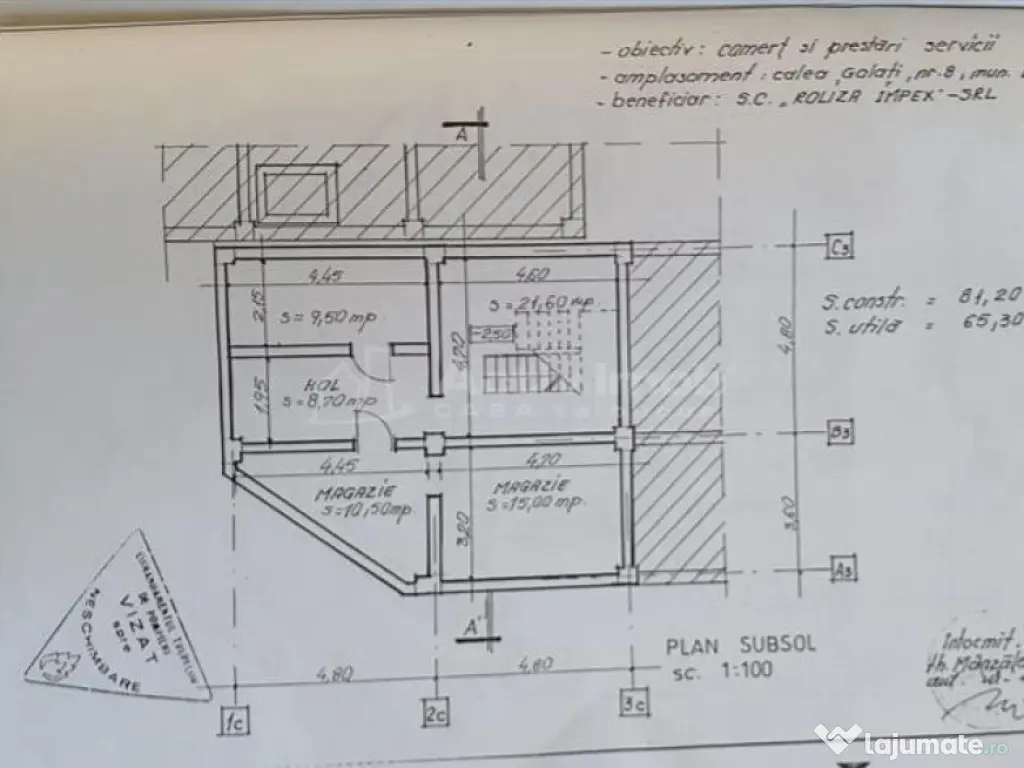 Spatiu Comercial - Cinema Central - Centru - 0 comision - l 