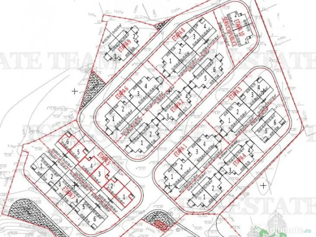 Teren cu autorizatie 45 case
