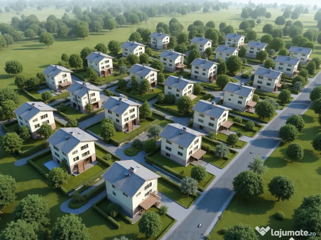 Teren cu autorizatie 45 case