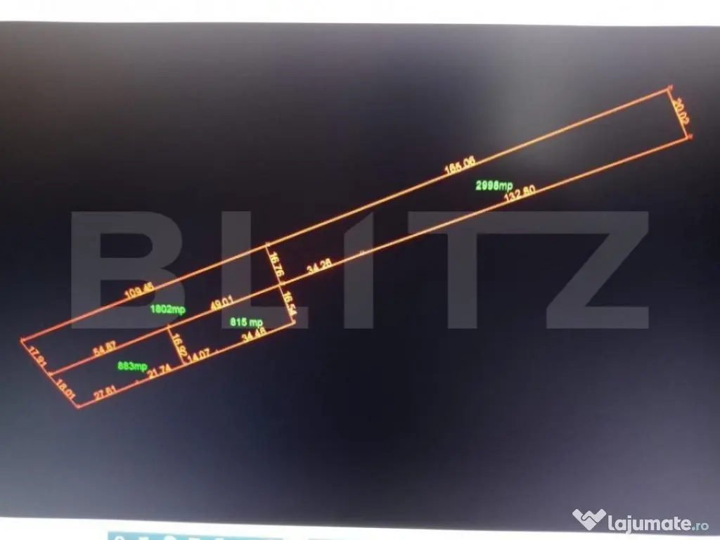 Teren cu autorizatie de constructie, 6500 mp teren, 1000 mp