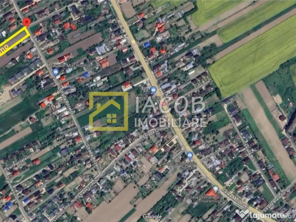 Teren intravilan Lilieci, Hemeius, Bacau