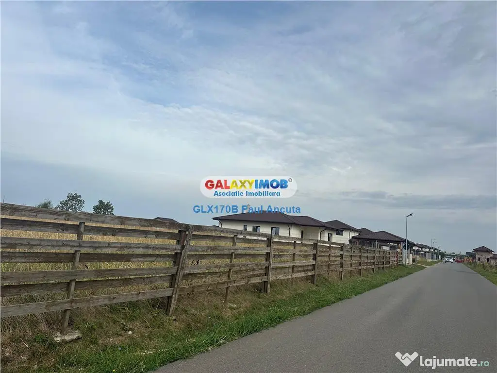 Teren Balotesti 14400 mp intravilan la str Amurgului cu str 