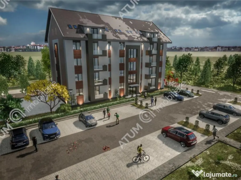 Apartament intabulat cu 2 camere balcon loc parcare in Talma