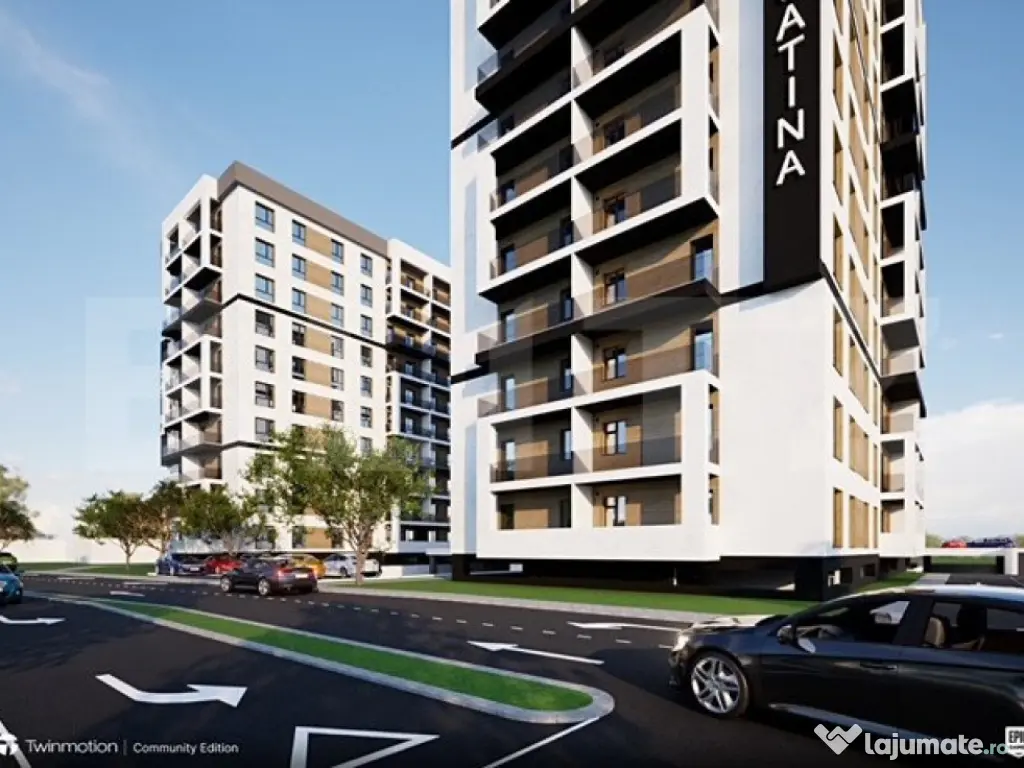 Comision 0% la cumparator! Apartament 2 camere, 63 mp, Satin 