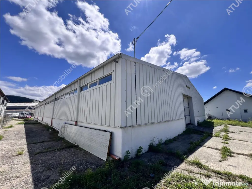Hala de 918 mp utili si teren de 2400 mp cu acces de tir in 