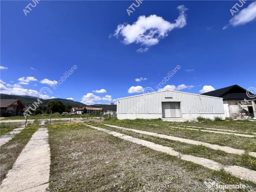 Hala de 918 mp utili si teren de 2400 mp cu acces de tir in 