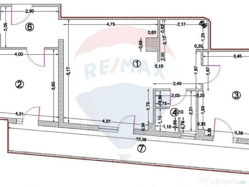 Apartament cu 3 camere de vanzare in zona Damaroaia - Pet... 