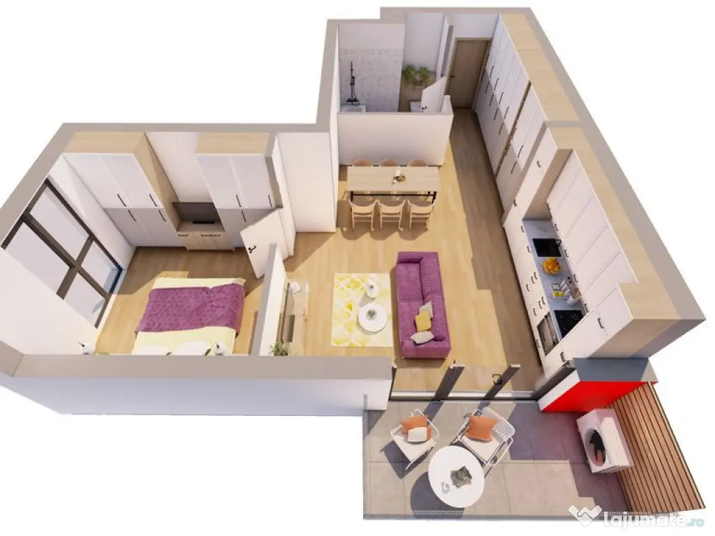 Apartament ARED Premium 2 Camere - Mobilat & Utilat - COM... 