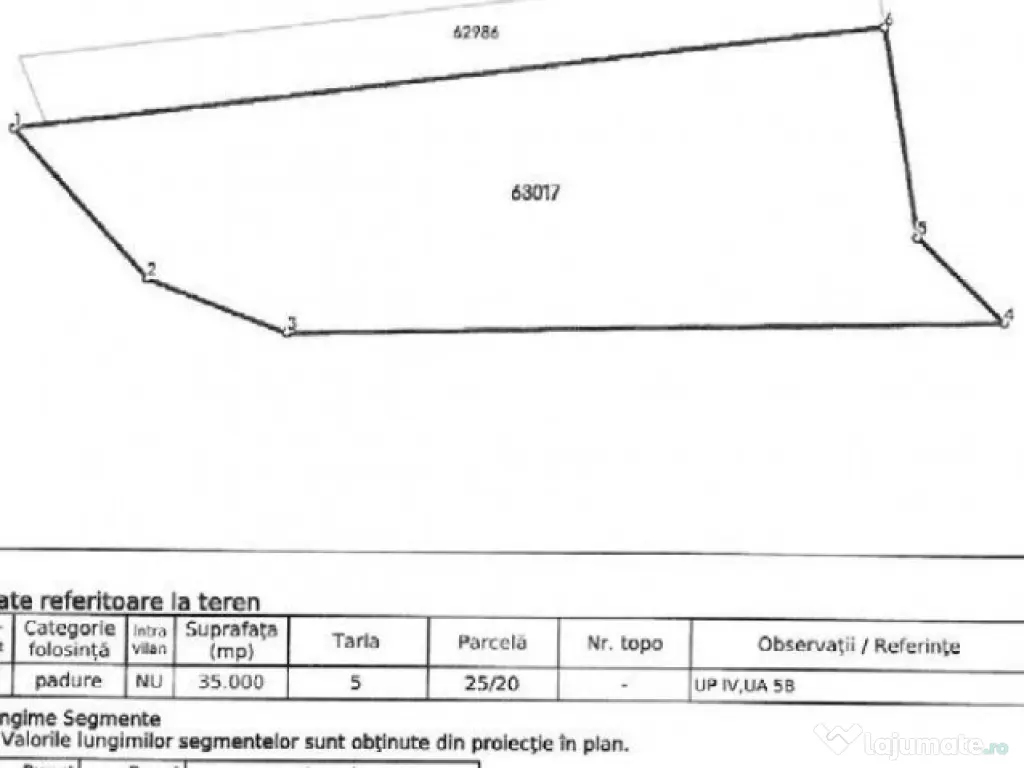 Teren padure, cota de 1/48 Horgesti, ID: R2325871 