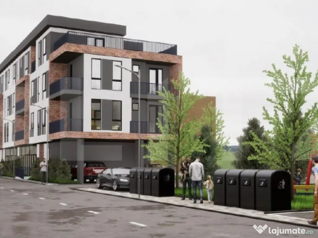 Penthouse cu terasa, 3 camere, 2 bai, decomandat, Zona Cetat