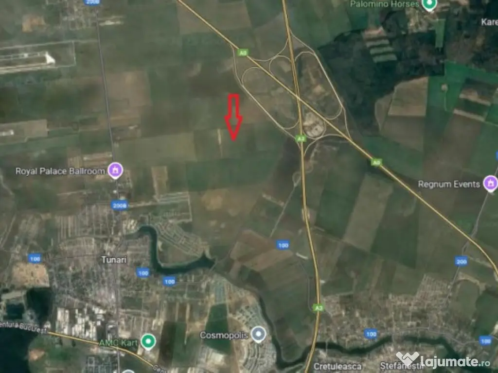 Teren 16.434mp, intravilan, Tunari-Lacul Pasarea 