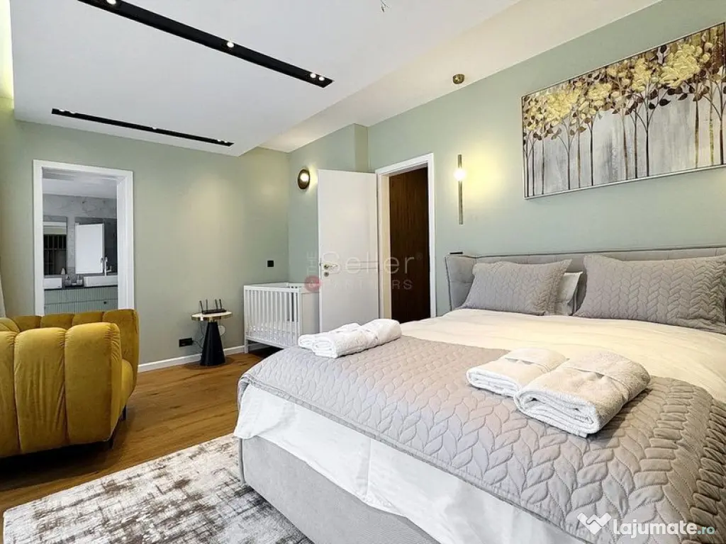 Terase generoase cu vederea spre padure 