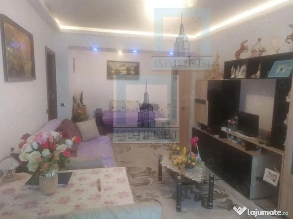 Ap 2 camere, 2 bai - zona Tractorul (Isaran)