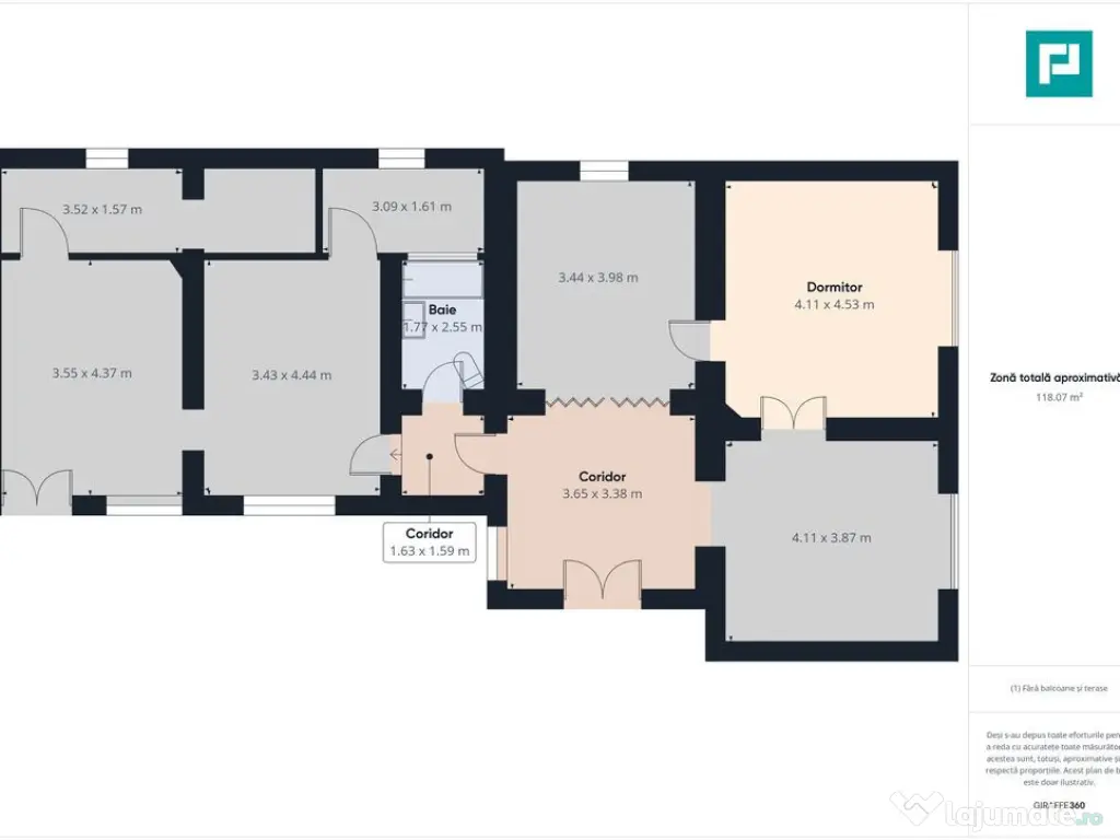 Casă 4 camere, zona centrală în Pâncota