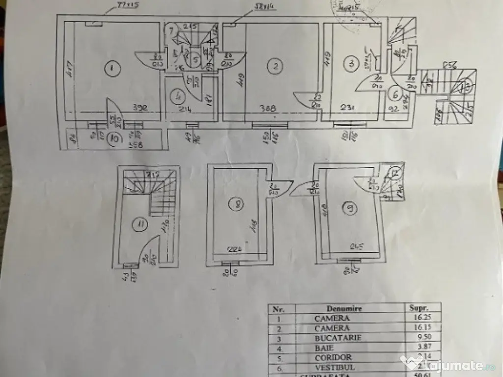 Casa cu 4 camere | zona 13 Septembrie x Bd Tudor Vladimirescu 