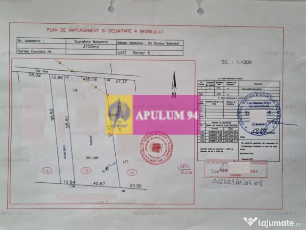 Teren Sectorul 6 - Giulesti Sarbi- Artera Drumul Sabareni