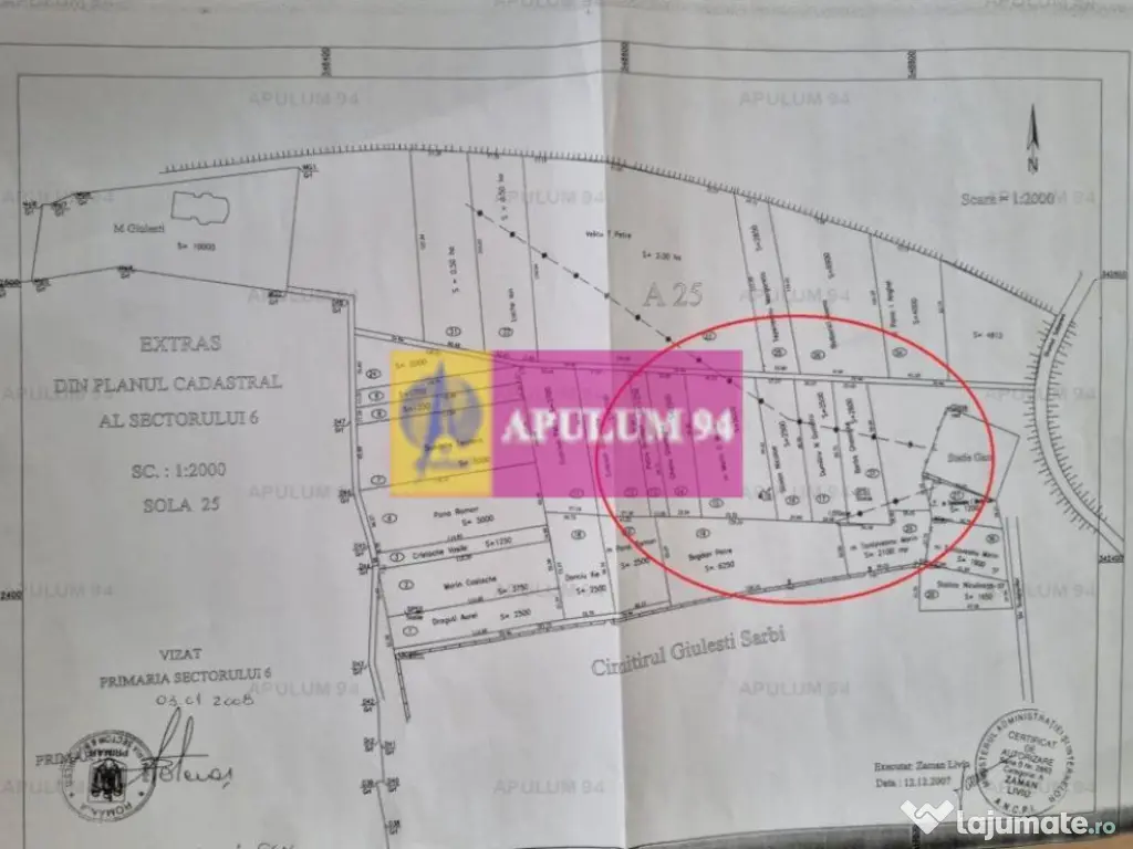 Teren Sectorul 6 - Giulesti Sarbi- Artera Drumul Sabareni