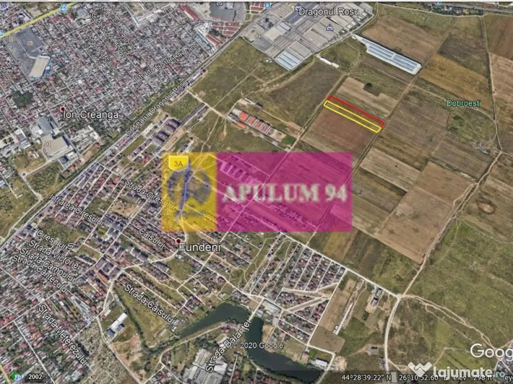 7500 mp teren Fundeni-Dobroesti-stejarului 