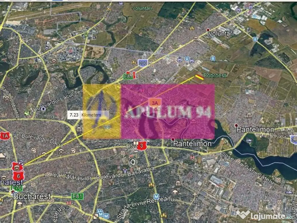 7500 mp teren Fundeni-Dobroesti-stejarului 