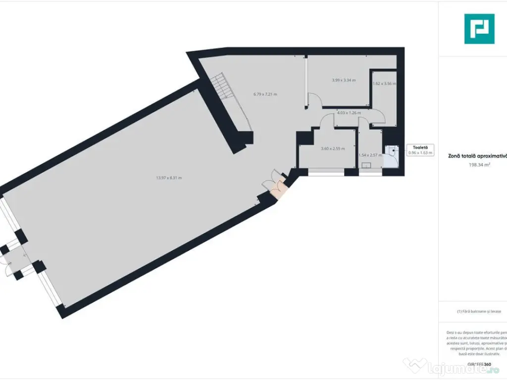 Spațiu comercial 200 mp Bulevardul Revoluției 