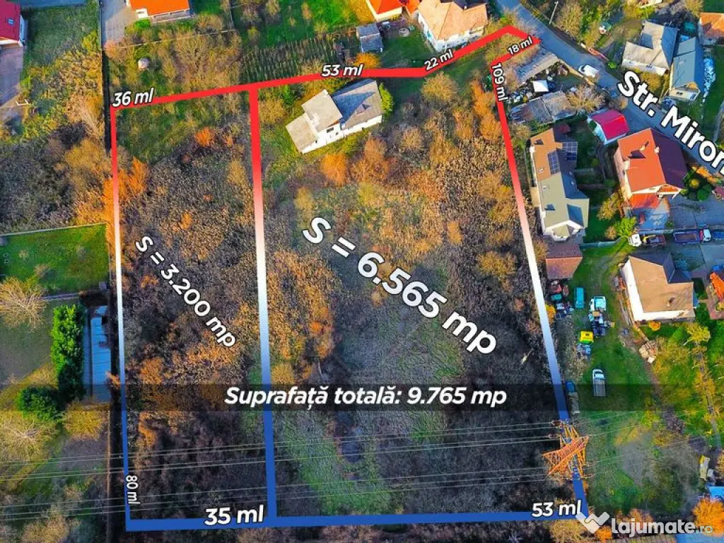 ZONA PREMIUM-TEREN INTRAVILAN 