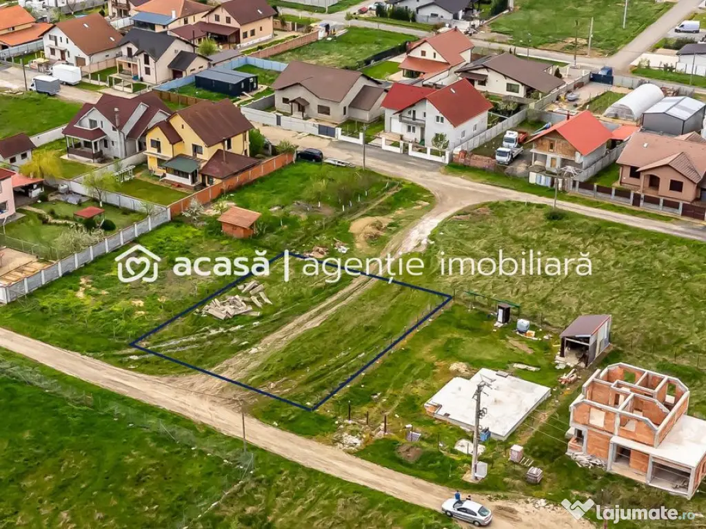 PRET NOU! Teren intravilan 748 mp - Sanleani, Arad - COMI...