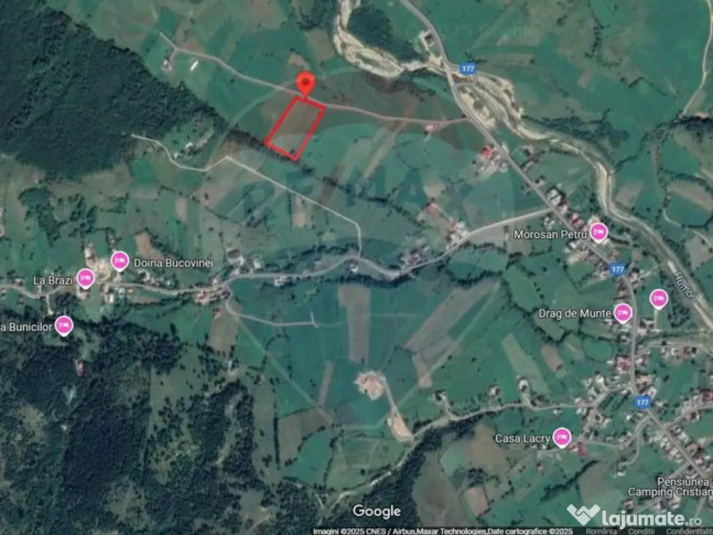 Teren 9,202 mp Manastirea Humorului / Strada Principala B... 