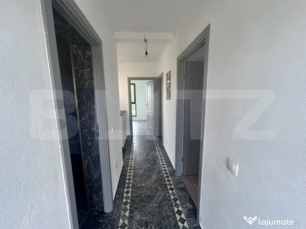 Casa de inchiriat, cu 4 camere, 120 mp utili si 500 mp de te