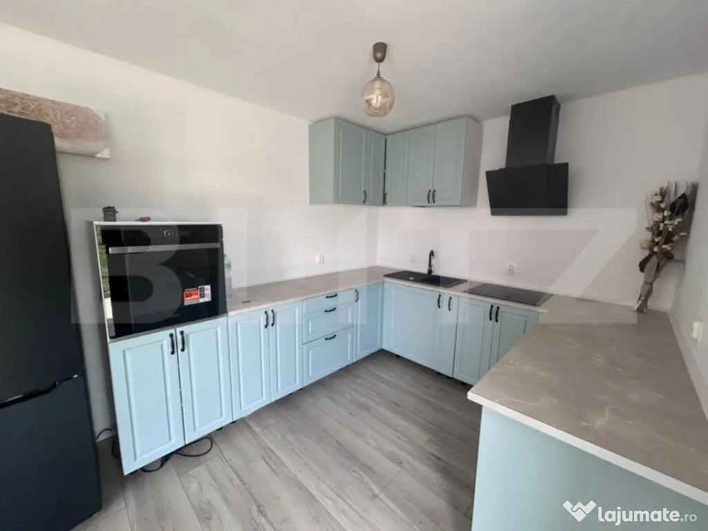 Casa de inchiriat, cu 4 camere, 120 mp utili si 500 mp de te