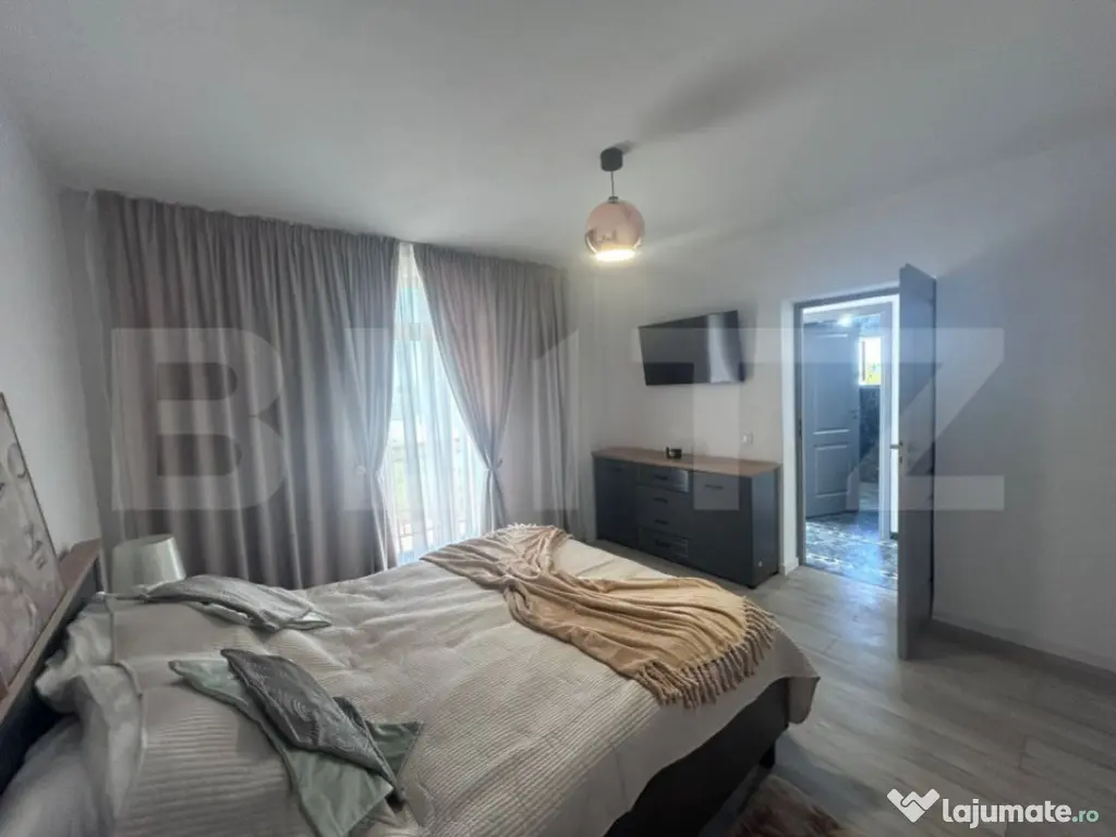 Casa de inchiriat, cu 4 camere, 120 mp utili si 500 mp de te