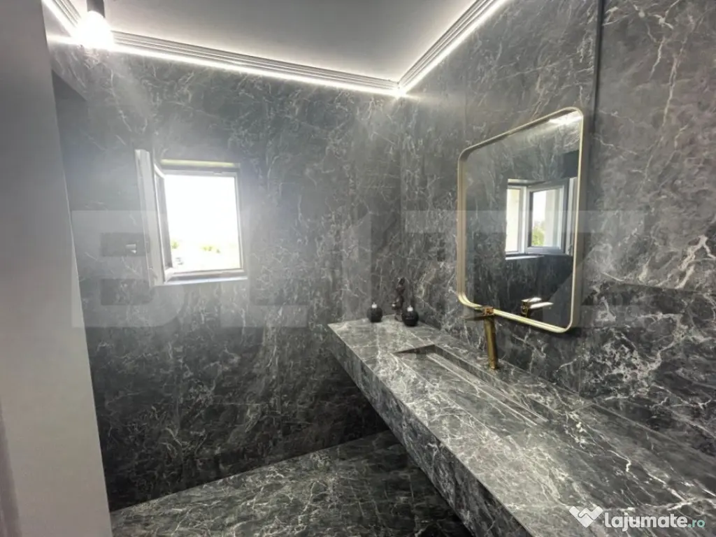 Casa de inchiriat, cu 4 camere, 120 mp utili si 500 mp de te