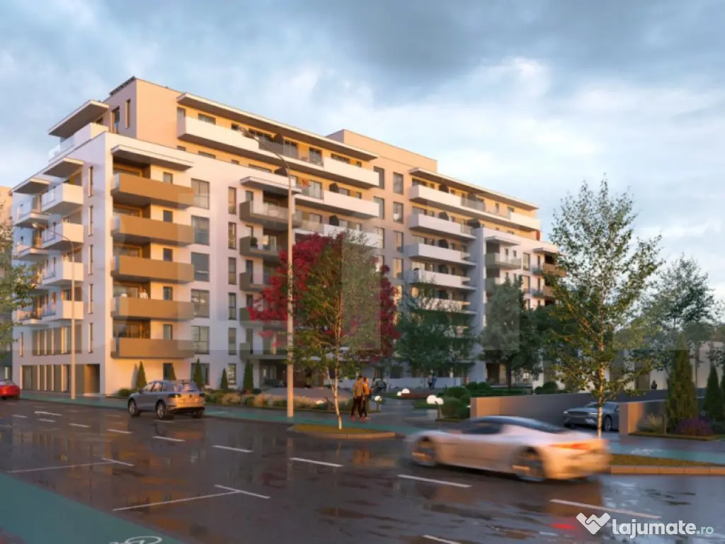 Apartament cu 2 camere, 38 mp, Ansamblu Rezidential, zona RI