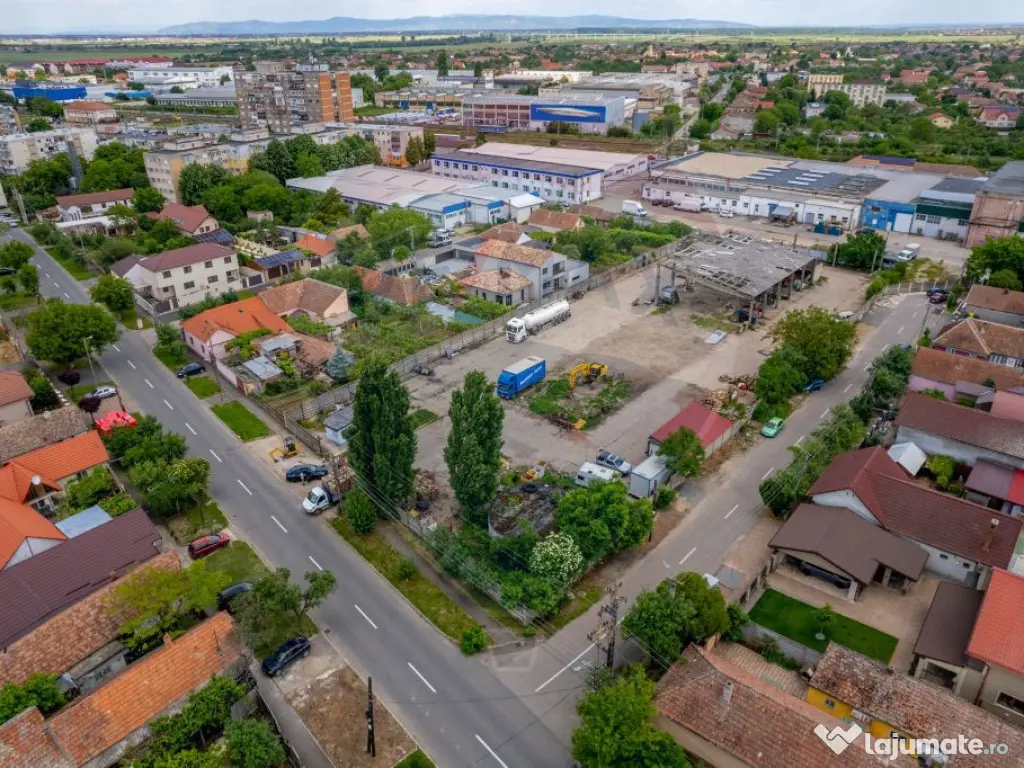 Platforma betonata de inchiriat 5380 mp Aradul Nou,Arad