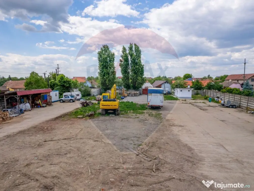 Platforma betonata de inchiriat 5380 mp Aradul Nou,Arad