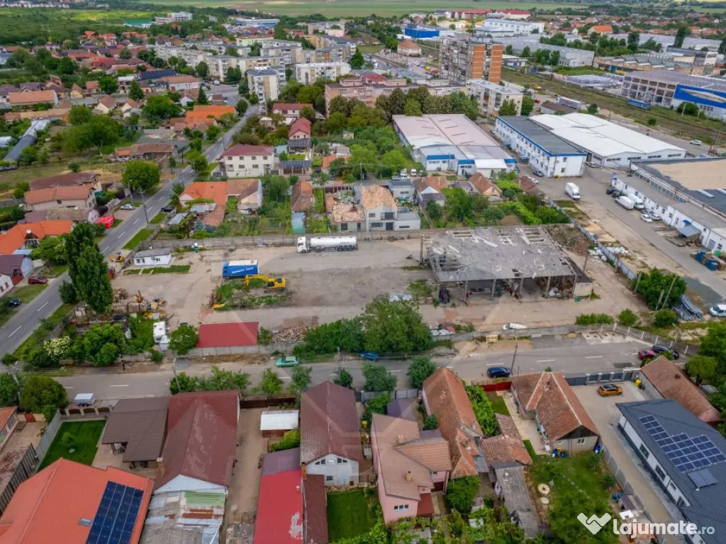 Platforma betonata de inchiriat 5380 mp Aradul Nou,Arad