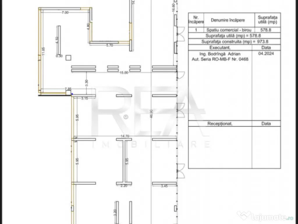 Spatiu Comercial | Inchiriere totala sau partiala | Bloc Nou