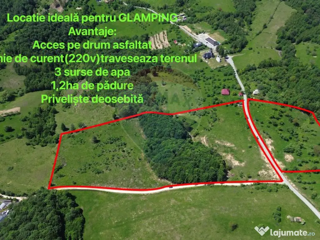 Teren intravilan de vanzare 55 600 mp Codru Butesii 