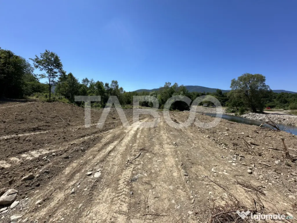 Teren extravilan cu utilitati 1800 mp langa Rau pe Valea Seb 