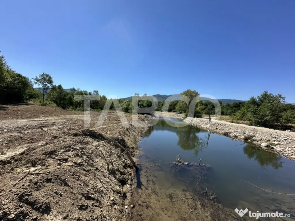 Teren extravilan cu utilitati 1800 mp langa Rau pe Valea Seb 