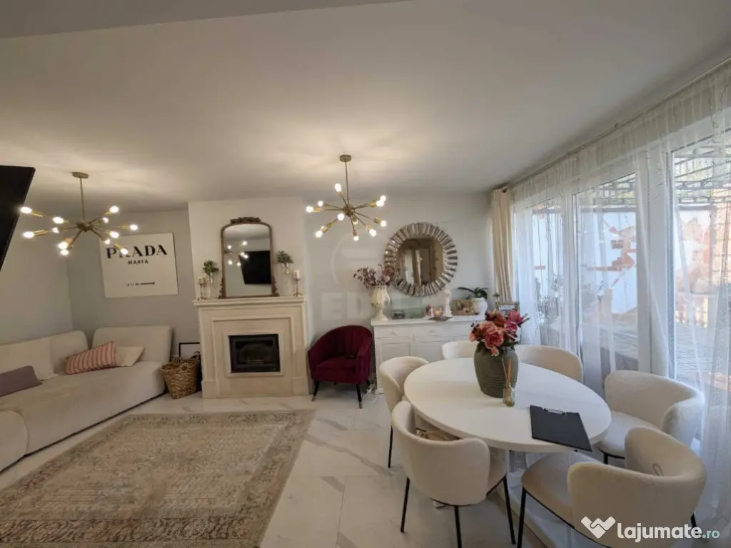 Casa cuplata, finisata complet mobilata si utilata, zona Teilor 