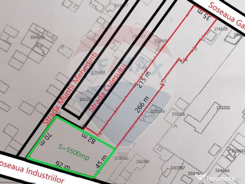 Teren constructii, 11923 mp, Soseaua Garii Catelu 
