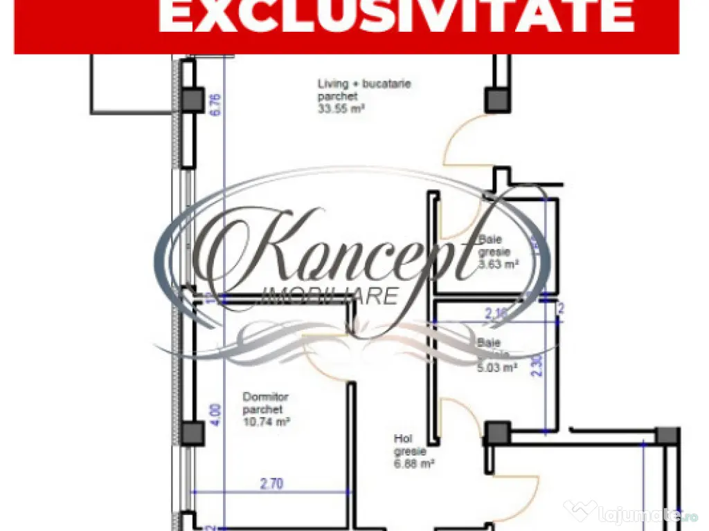 Penthouse pe str. Sub Cetate, TVA si finisaje incluse in pre 