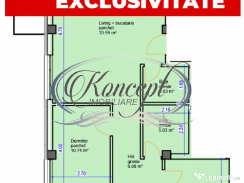 Penthouse pe str. Sub Cetate, TVA si finisaje incluse in pre 