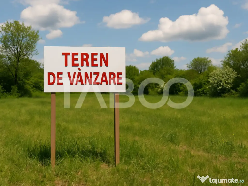 Teren pentru casa individuala cu pug aprobat in zona superba