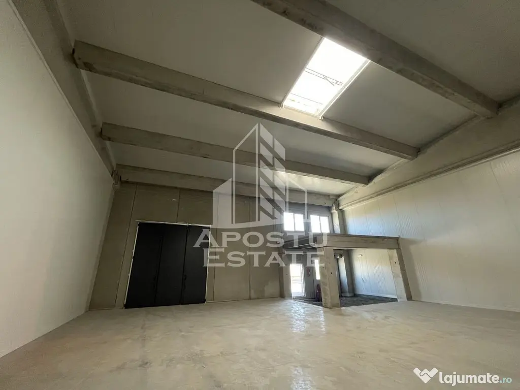 Hala in parc industrial, depozitare sau productie, 523 mp