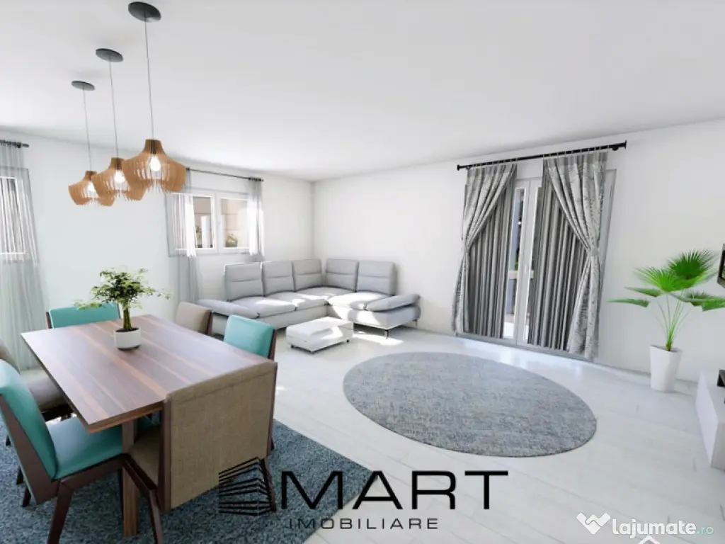 Apartament 54 mp etaj 1 cartier Davinci