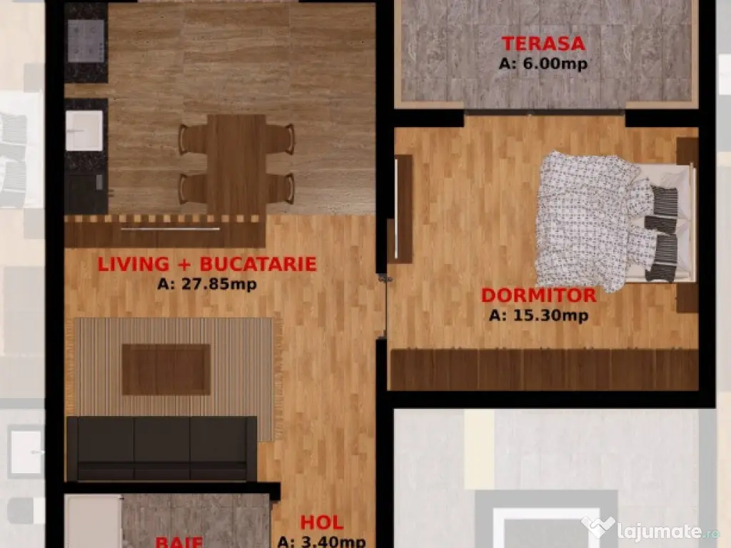 Garsoniere si Apartamente doua camere. Direct Dezvoltator. Tva Inclus! 